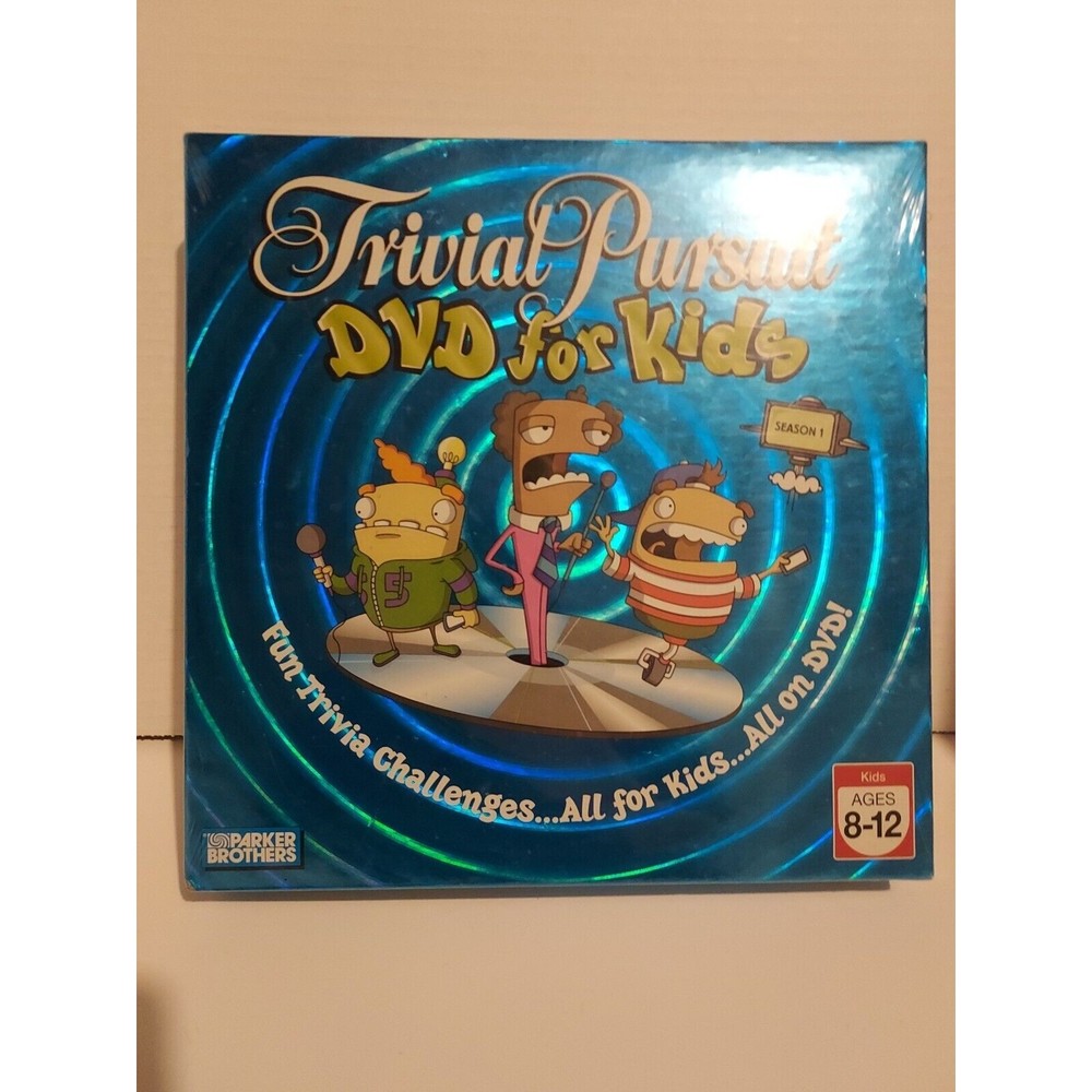 New Trivial Pursuit Game DVD for Kids Season 1 (Ages 8-12) (L)
